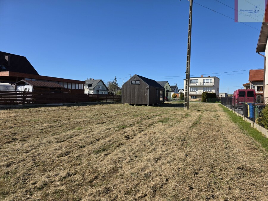 pucki, Puck (gw), Puck (gw), Gnieżdżewo, GNIEŻDŻEWO -Działka 800 m² z domkiem mobilnym | media