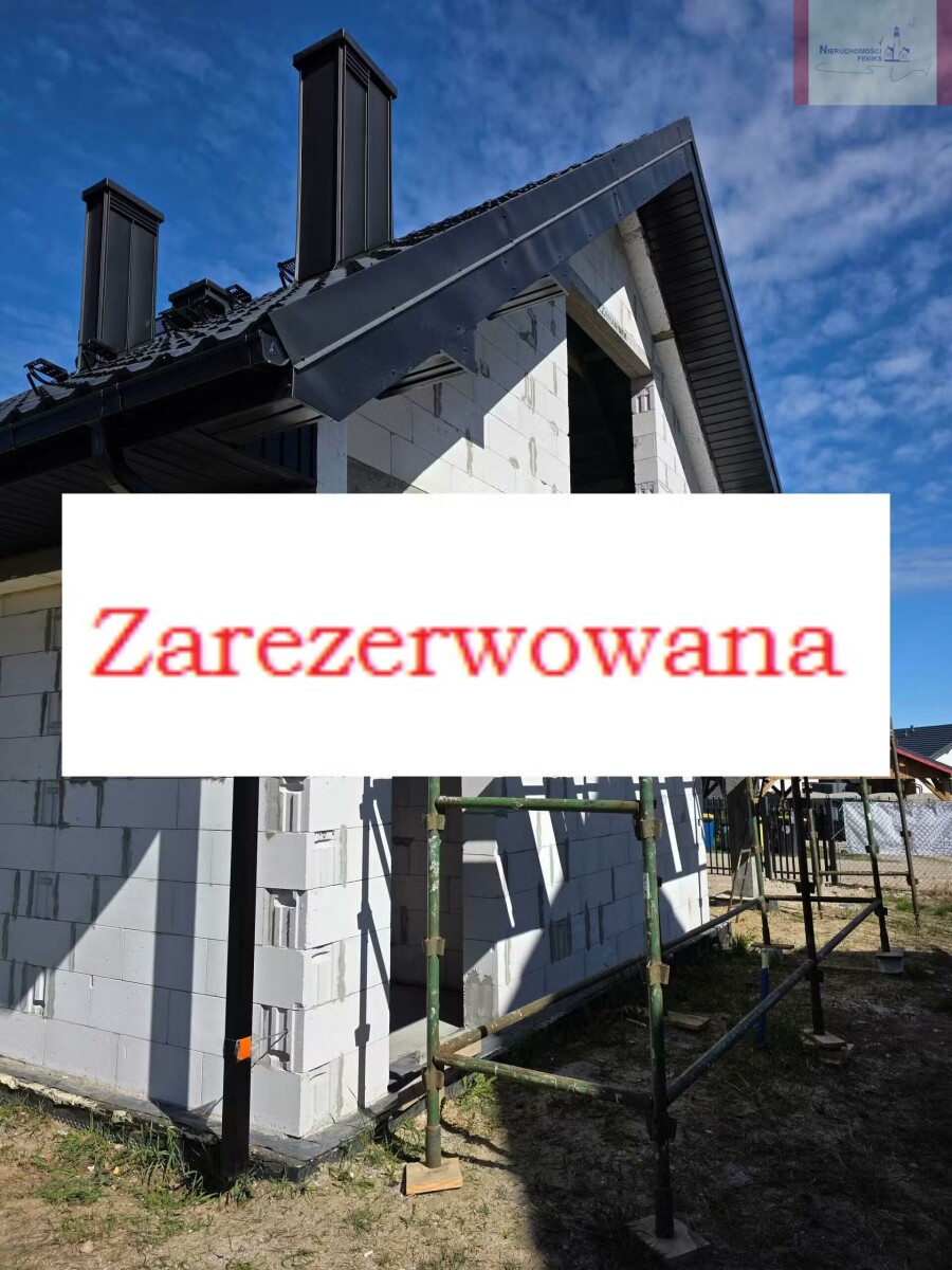 pucki, Puck, Starzyński Dwór, Jagodowa, Kaszubska wieś, działka z rozpoczętą budową domu